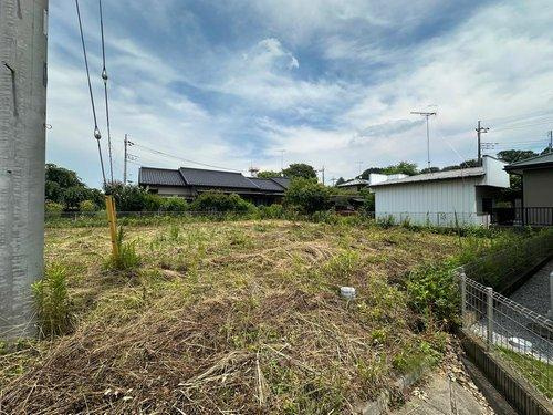 真岡市台町　全3区画の外観|〇現地土地写真〇
閑静な住宅地ながらも徒歩10分圏内に真岡駅、教育施設、スーパー、コンビニ、公園もあり生活便利な立地です。
※2024年7月撮影