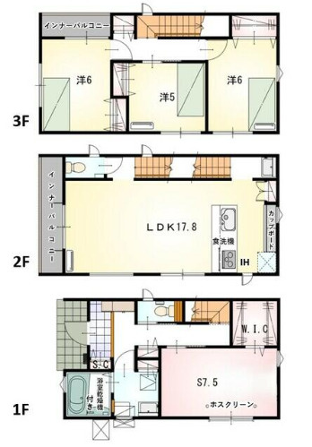 売新築戸建　中央区渡瀬町