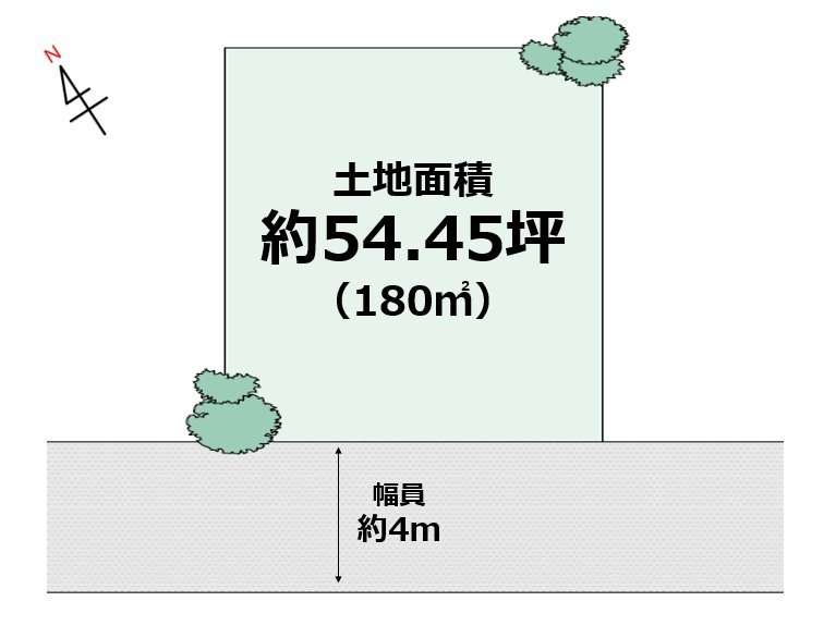 橋本市胡麻生　売土地の外観