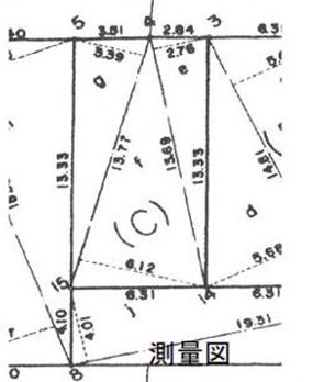 茅ヶ崎市南湖5丁目　売地の土地図