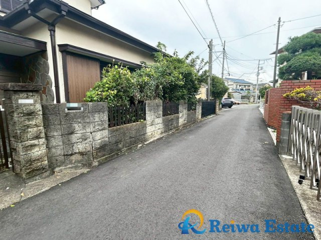 売地　高座郡寒川町一之宮2丁目の前面道路含む現地写真