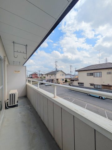 レ・ジュメル Ａのバルコニー