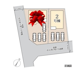 【LiveleGarden】宇都宮市瑞穂 第3 全2邸の区画図|○ラスト１邸新価格○道路の配置や道の広さ、日当たりなど、ぜひ現地もご確認ください。