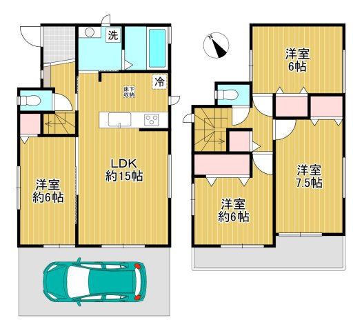 Kolet越谷大沢の間取り