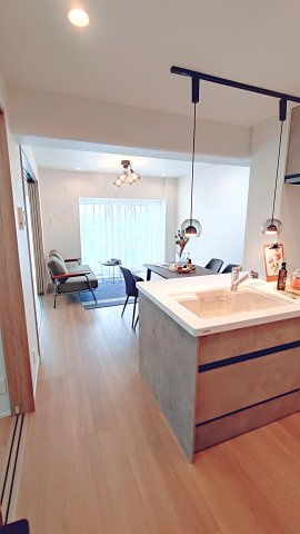 東大阪サンハイツの居間・リビング