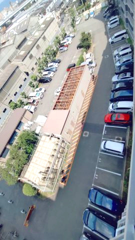 東大阪サンハイツの駐車場