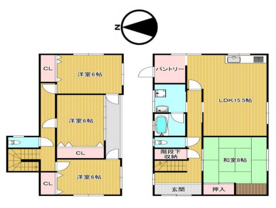 【間取り】 | 太田市茂木町中古戸建
