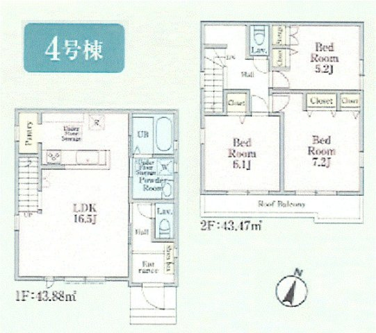 あきる野市野辺　新築戸建全5棟