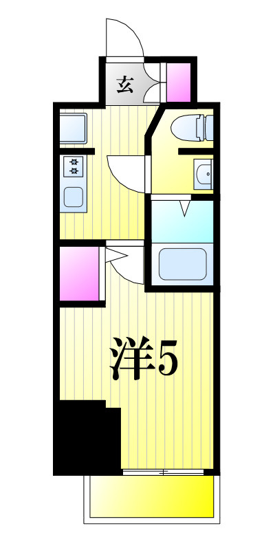 S-RESIDENCE松戸Licht の間取り