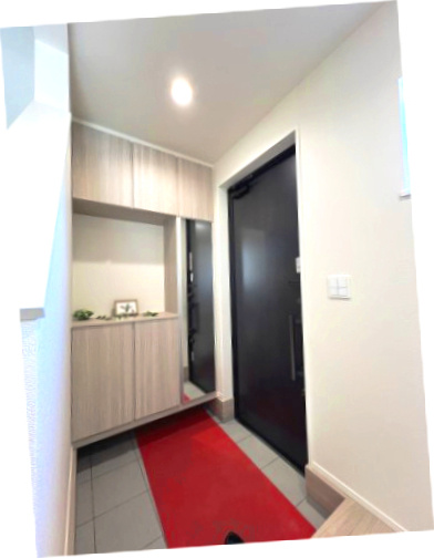 あきる野市野辺　新築戸建全5棟の前面道路含む現地写真