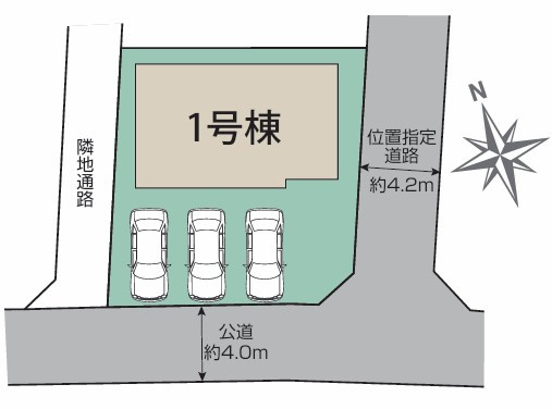 【区画図】 | blooming garden深谷市東方　新築住宅