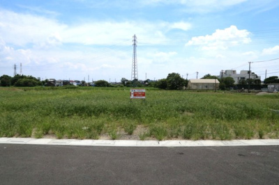 【前面道路含む現地写真】 | 上川崎全８区画Ｎｏ,７ | 北側開発道路より正面