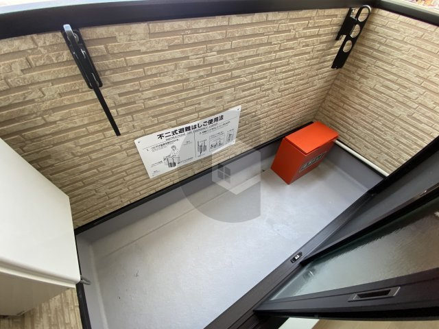 H-maison高井田のバルコニー