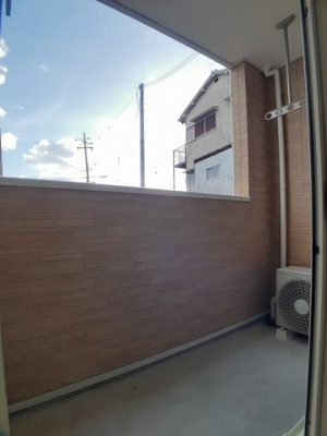 【バルコニー】 | シャノアール西安上 | お洗濯にも便利なバルコニー付き