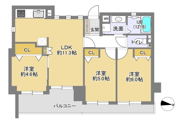 【間取り】の画像