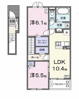 【間取り】 | リーフⅡ