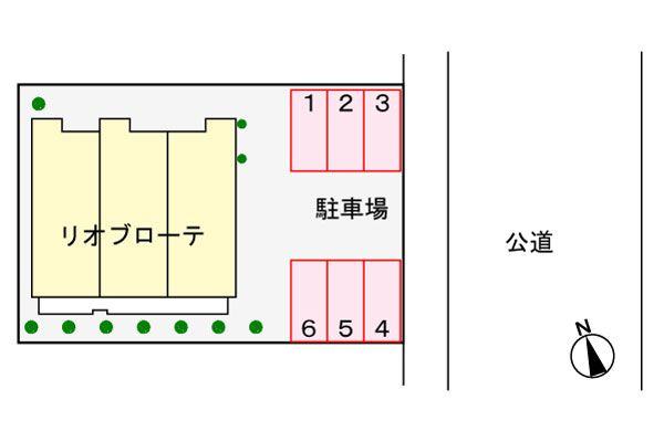 リオブローテの駐車場