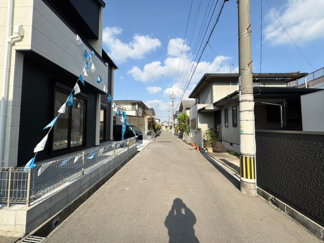 ーAdoble＋アドブル＋ー小倉南区下貫1丁目1期　【小倉南区　新築戸建て】の前面道路含む現地写真|現地撮影　2025,11,14　ーAdoble＋アドブル＋ー小倉南区下貫1丁目1期　【小倉南区　新築戸建て】