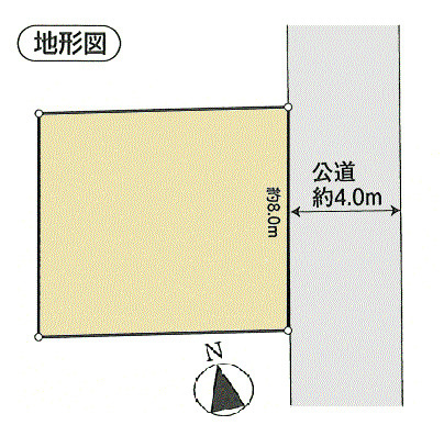 瑞穂町長岡1丁目　中古戸建の区画図