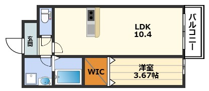 エスグランデ中崎町の間取り