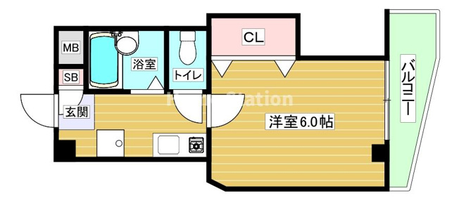 【間取り】 | コーポ牧野