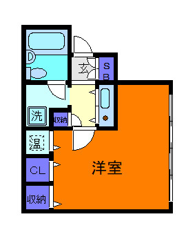 ハウゼケイ魚崎の間取り