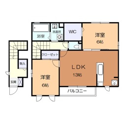 ベルデコートCの間取り