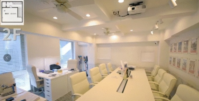 港区白金６丁目の店舗事務所の内装