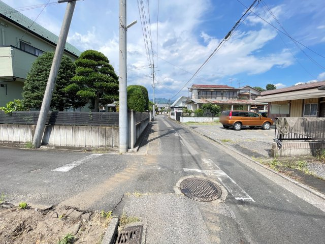 新築戸建・建売　桐生市東3期　GRAFARE　全1棟の前面道路含む現地写真|セットバック後、前面道路4ｍ公道