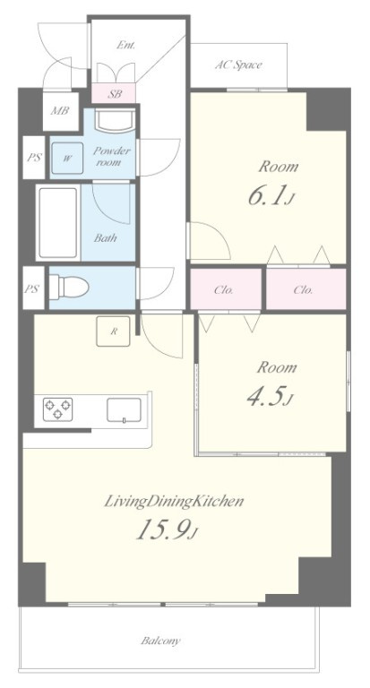 足立区梅田３丁目の賃貸マンション