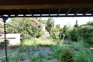 【庭】 | 山梨市万力 平成17年築中古戸建 敷地172坪・大型間取 | リビングからの眺望