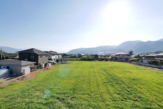 【展望】 | 山梨市万力 平成17年築中古戸建 敷地172坪・大型間取 | 2階から西側を望む