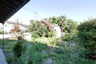 【庭】 | 山梨市万力 平成17年築中古戸建 敷地172坪・大型間取
