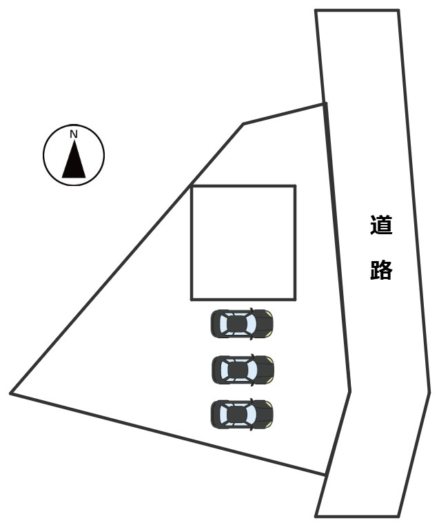 八戸市大字新井田字重地下の区画図