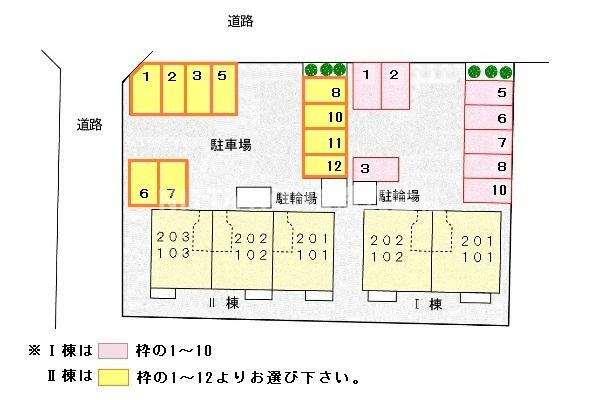 コモドカーサ・アヤⅠの区画図
