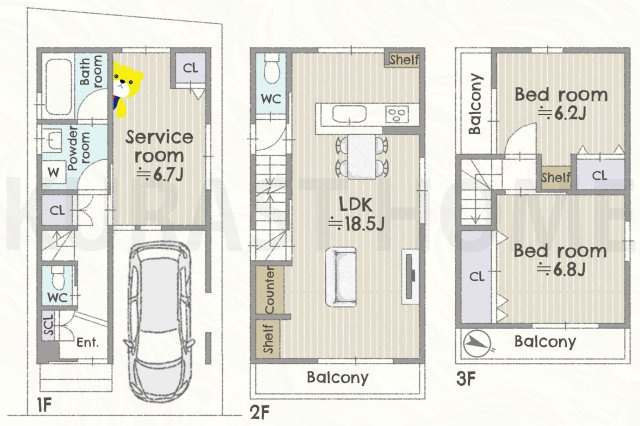 京都市右京区西京極芝ノ下町　新築戸建