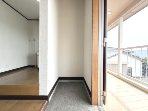 コスモスメゾンII｜インターネットが無料で使える賃貸物件のバルコニー