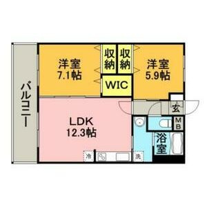 北野ガーデンコートの間取り