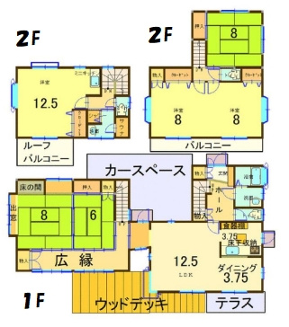 大網白里市永田　中古住宅の間取り|8図面と現況に相違がある場合、現況を優先致します。