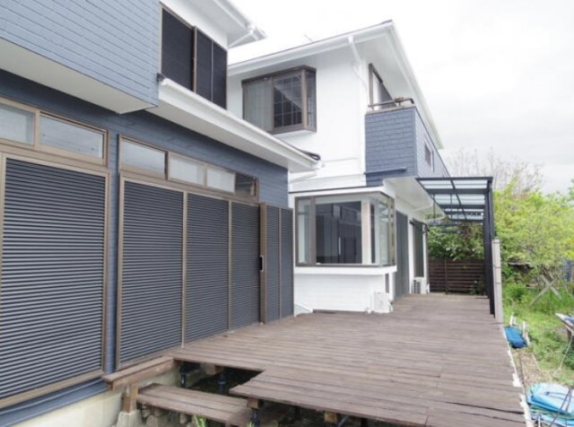 大網白里市永田　中古住宅の庭|8万円賃貸中  年間予定賃料収入96万円　５LDK リフォーム履歴あり サウナ・シャワールーム完備