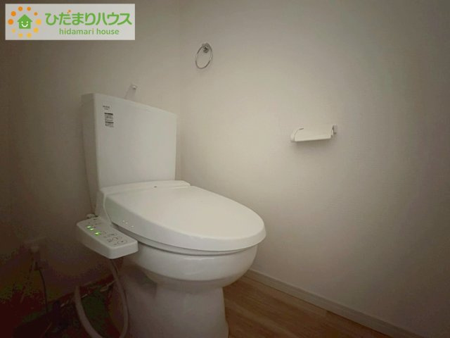 ひたちなか市津田4期　新築戸建のトイレ|トイレは1F、2F共に完備！取り合いになることがありませんね(^^)/