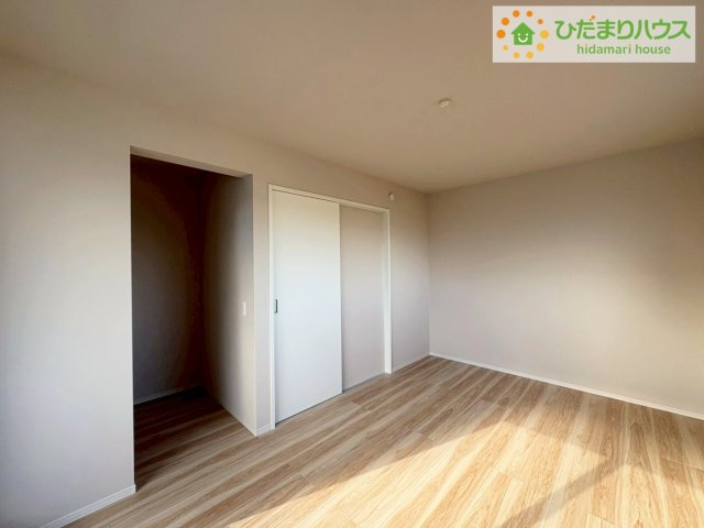 ひたちなか市津田4期　新築戸建の寝室|大きなベッドを置いても余裕の広さの主寝室♪♪