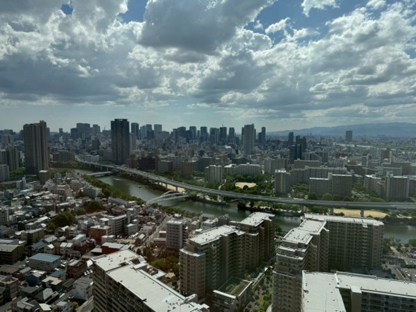 【展望】 | 【物件からの展望】大川を望む、気持ちの良いリバービュー！遮蔽物もなく、開放的です！