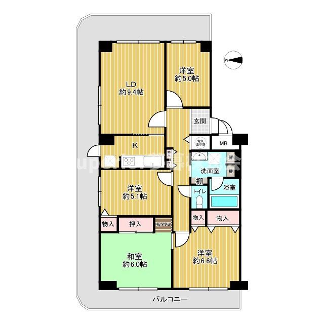 【中古マンション】ネオコーポ湖城が丘C棟