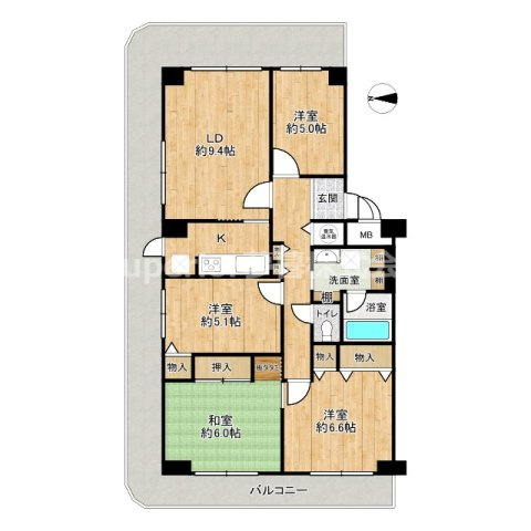 【中古マンション】ネオコーポ大津湖城が丘C棟