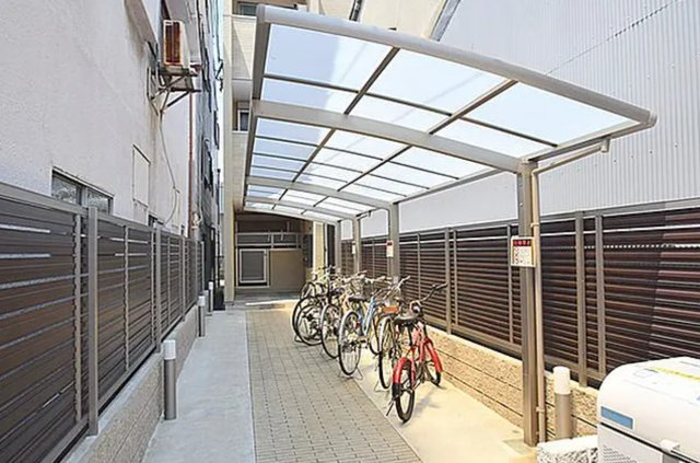 ★ポータルサイト未掲載★大阪市旭区高殿2丁目　一棟投資マンションの駐輪場