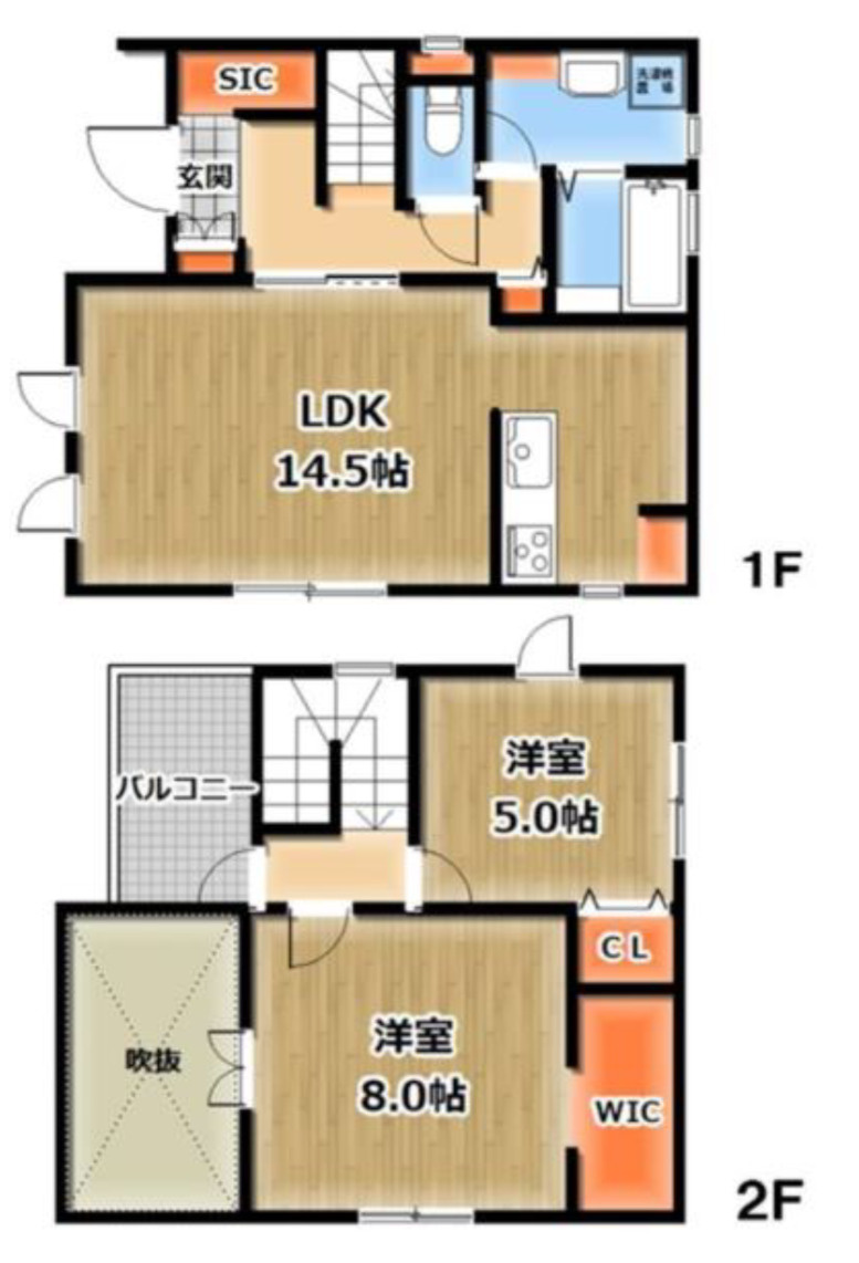 中古戸建　柏市酒井根7丁目の間取り