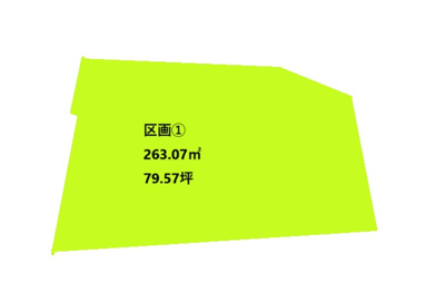 【区画図】 | 富岡市田篠分譲地 | 富岡小・富岡中学校区、完成区画図　全３区画