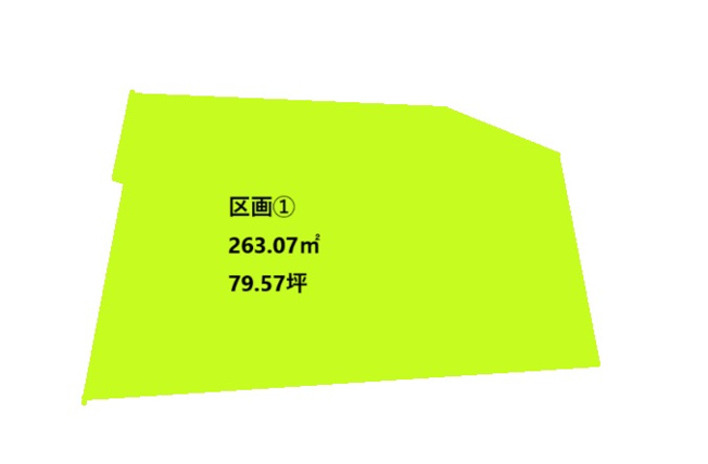 【区画図】 | 富岡市田篠分譲地 | 富岡小・富岡中学校区、完成予定区画図　全３区画