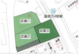 【区画図】 | 富岡市田篠分譲地